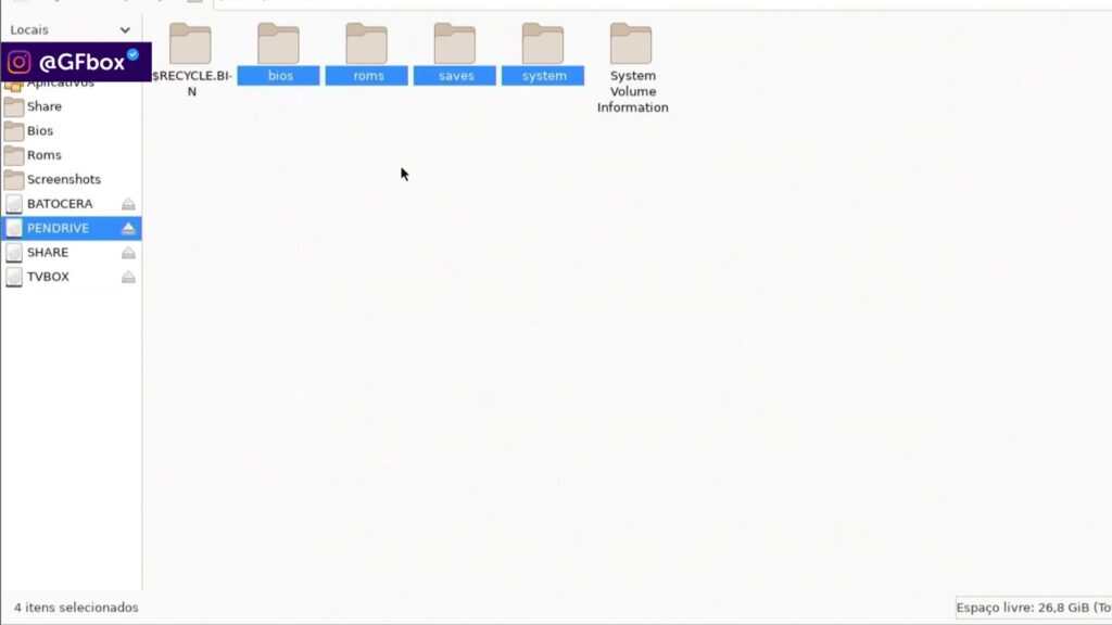 como instalar BIOS no Batocera