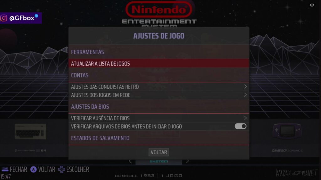 Jogos e ROMs