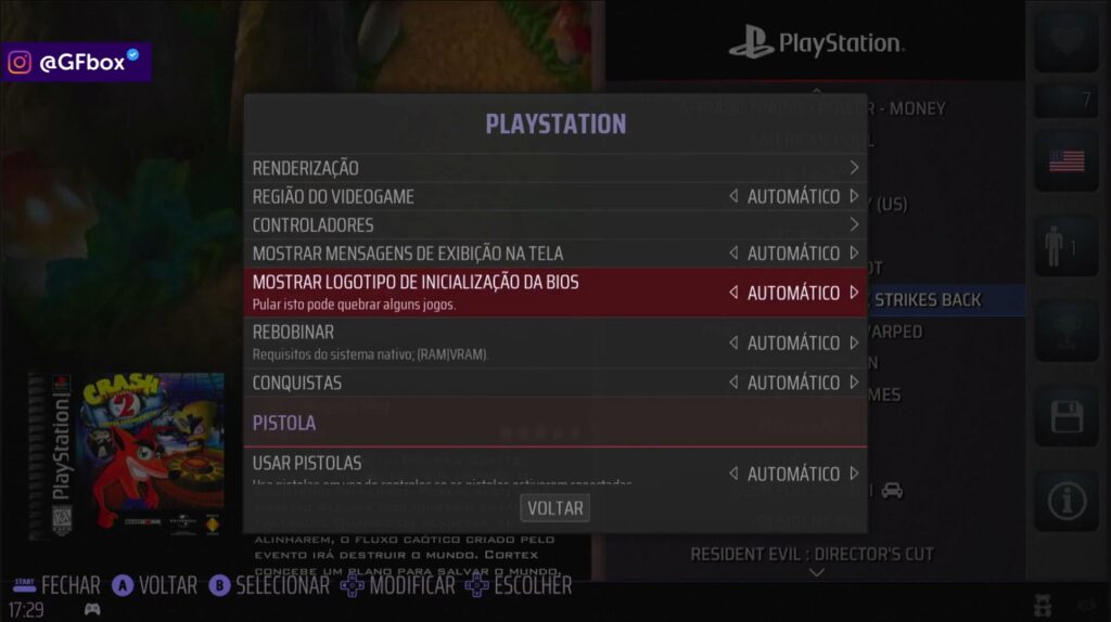 acessando a opção "mostrar logotipo de inicialização da BIOS" para remover os logotipos de inicialização