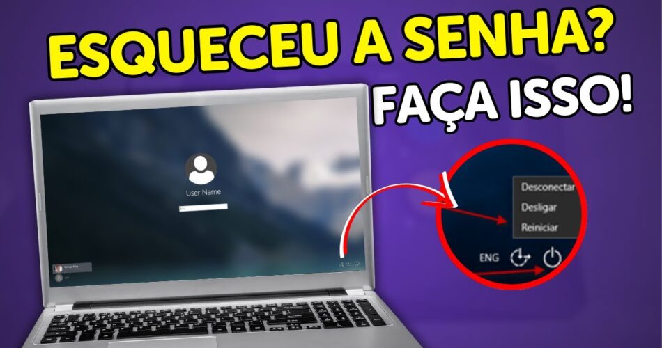 recuperar senha no windows - recuperar a senha