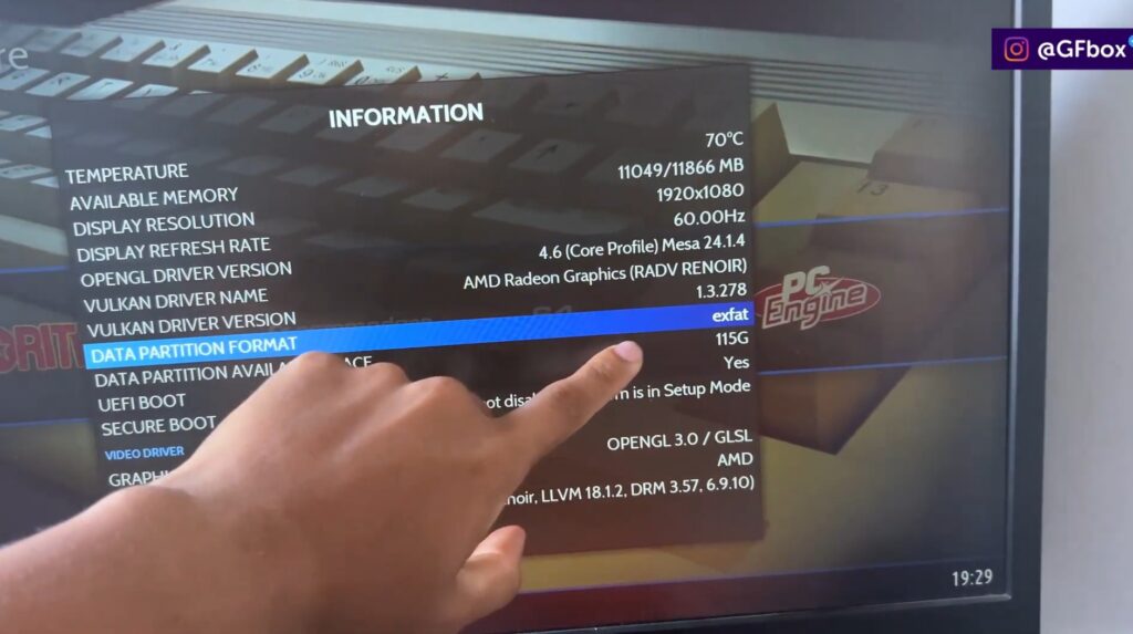 conferindo se esta tudo certo para instalar windows e o batocera