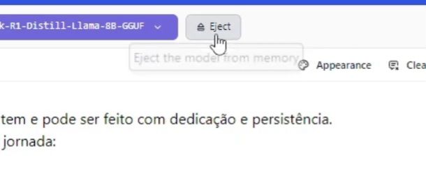 ejetando o DeepSeek no LM Studio