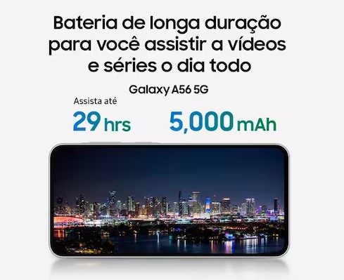 Bateria do Galaxy A56