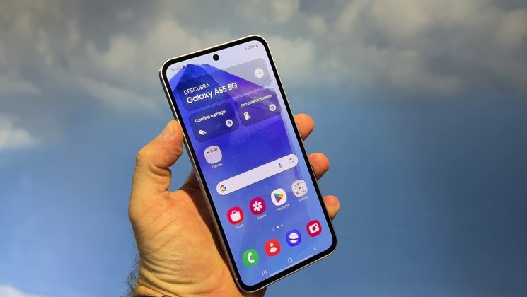 Tela do Galaxy A56 5G