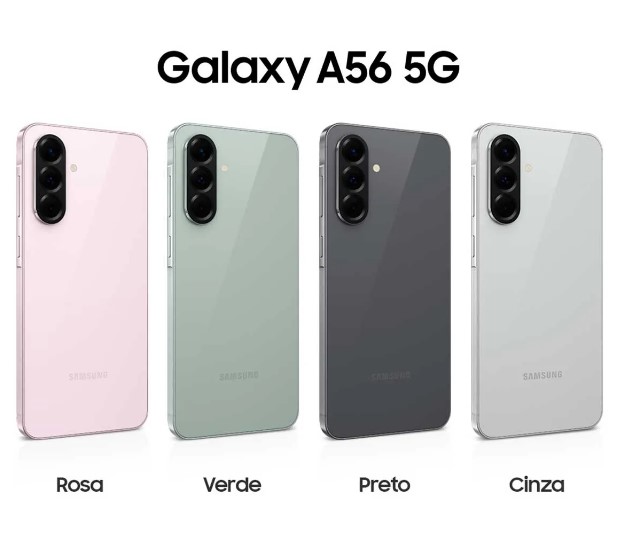 cores do Galaxy A56
