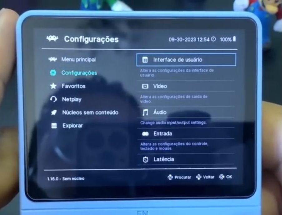 mudando o visual do Retro Arch