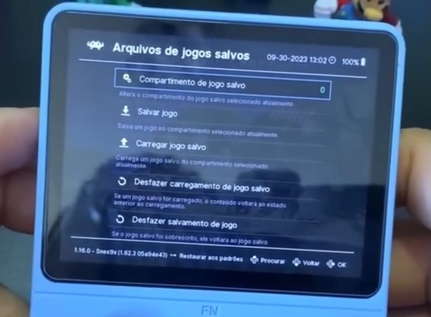 configurando saves no retro arch