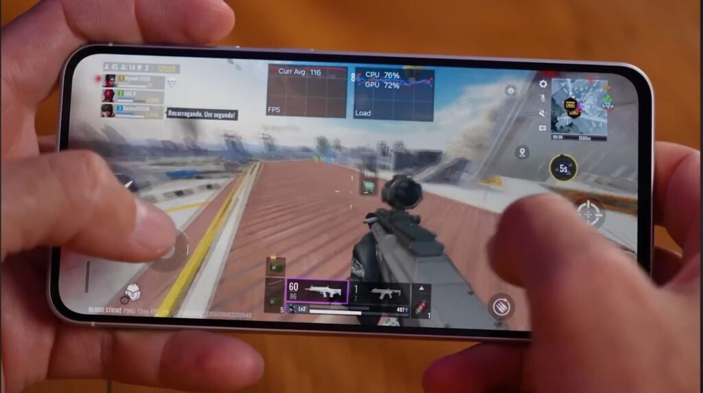 COD rodando no A56 5G