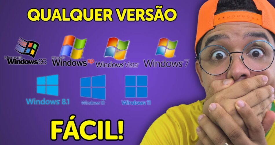 Versão do windows - versões do windows - versão antiga do windows - versões antigas do windows