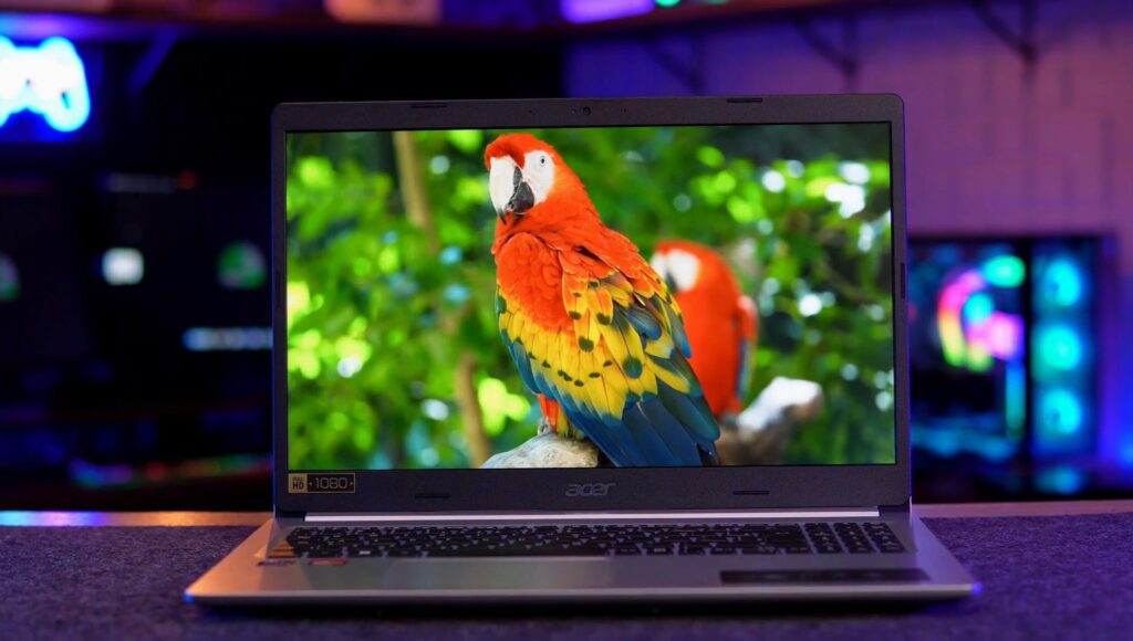 Tela do Acer aspire 5